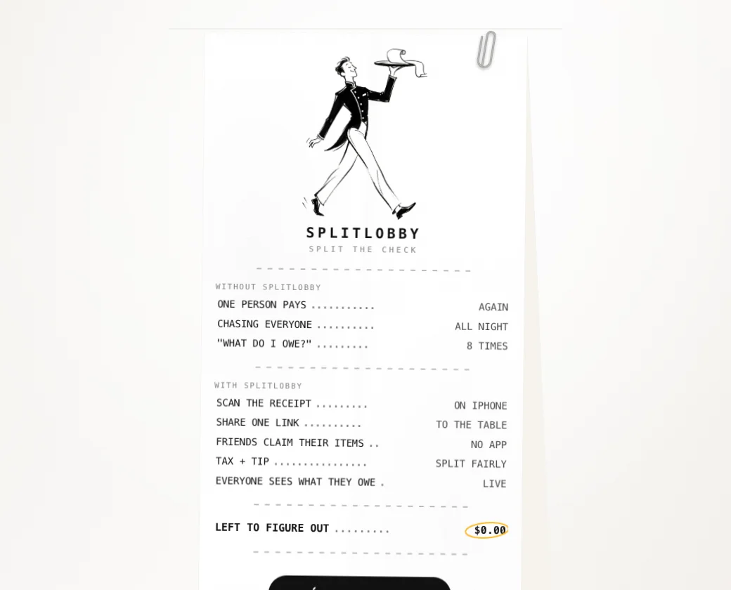 splitlobby website preview