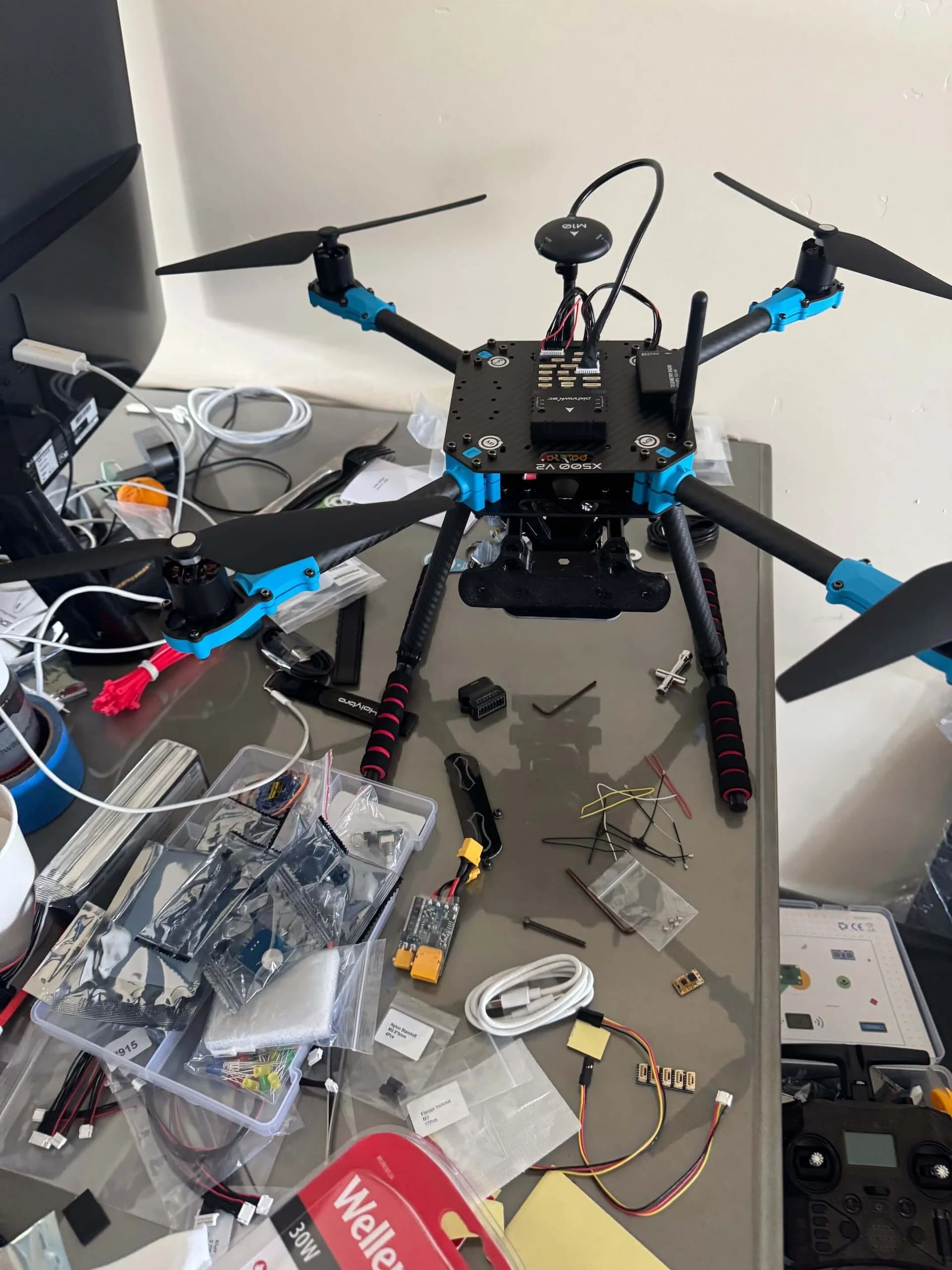 Holybro X500 V2 drone build with Pixhawk 6C