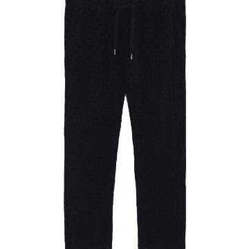 Tile Terry Beach Pant - Pitch Black
