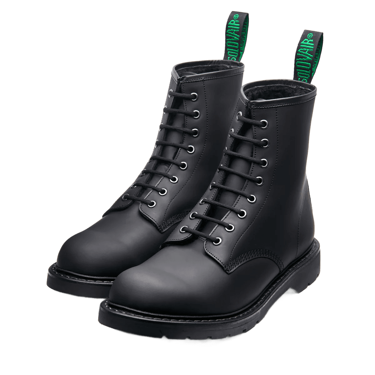 Greasy 8-Eye Derby Boots